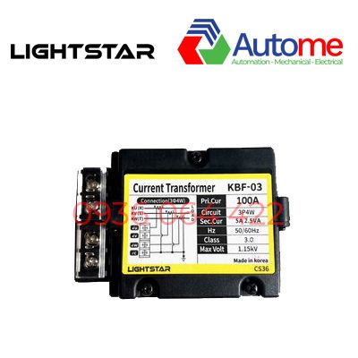 Biến dòng đo lường KBF-03 (Tỷ số biến dòng: 150/5A; 200/5A)